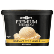 Food City Homemade Style Vanilla Flavored Premium Ice Cream