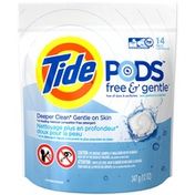 Tide PODS Free & Gentle HE Turbo Laundry Detergent Pacs