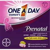 One A Day Prenatal, with Folic Acid, DHA & Iron