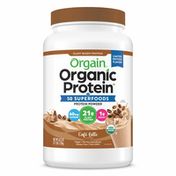 Orgain Orgain Orgain Plant-Based Protein and 50 Superfoods, 21g Protein, Cafe Latte