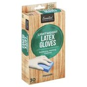 Essential Everyday Latex Gloves, Lightweight, One Size Fits Most