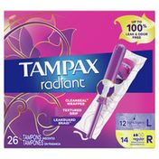 Tampax Tampons Duo Pack, Light/Regular Absorbency
