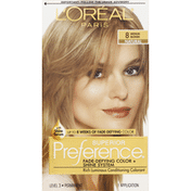 Superior Preference Permanent Haircolor, Natural, Medium Blonde 8