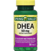 Spring Valley Vineyard DHEA, 50 mg, Tablets