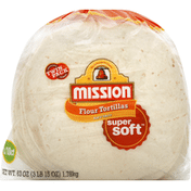 Mission Super Soft Medium Soft Taco Flour Tortillas