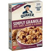 Quaker Oats Honey Raisins & Almonds Cereal