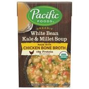 Pacific Organic White Bean Kale & Millet with Chicken Bone Broth Soup
