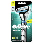 Gillette Mach3 3D Men'S Razor Handle + 2 Blade Refills