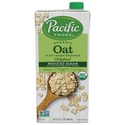 Pacific Organic Reduced Sugar Oat Original Beverage