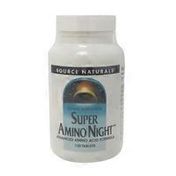 Source Naturals Super Amino Night Tablets