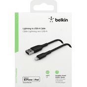 Belkin Cable, Lightning to USB-A, 6.6 Feet