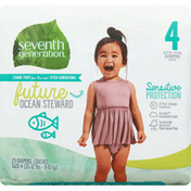 Seventh Generation Diapers, Size 4 (20-32 lbs)