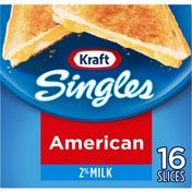 Kraft American Cheese Slices with 2% Milk