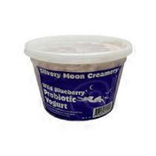 Silvery Moon Creamery Probiotic Yogurt, Wild Blueberry