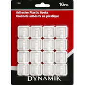 Dynamik Hooks, Plastic, Adhesive