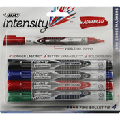 BiC Dry Erase Markers, Assorted, Advanced, Fine Bullet Tip
