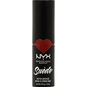 NYX Professional Makeup Matte Lipstick, Suede, Girl Bye SDMLS10