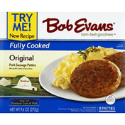 Bob Evans Farms Fully Cooked Original Pork Sausage Patties