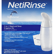HydraSense Irrigation Kit, 2-in-1 Nasal and Sinus, NetiRinse