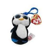 Ty Black the Penguin Key Clip Waddles