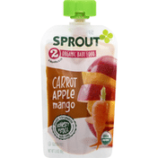 Sprout Baby Food, Organic, Carrot Apple Mango, 2 (6 Months & Up)