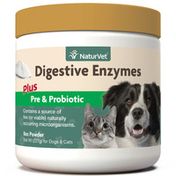 NaturVet Digestive Enzymes Plus Pre & Probiotics For Pets