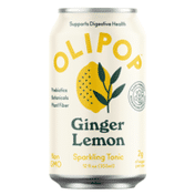 Olipop Ginger Lemon Sparkling Tonic