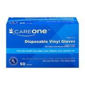 CareOne Disposable Gloves, Vinyl