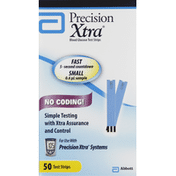 Precision Xtra Test Strips, Blood Glucose