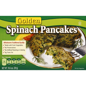 Golden Pancakes, Spinach