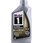 Mobil Motor Oil, Advanced Full Synthetic, 5W-20, Extended Performance