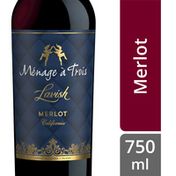 Menage a Trois Lavish Merlot Red Wine