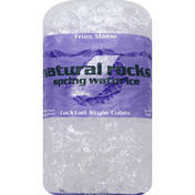 Natural Rocks Ice, Spring Water, Cocktail Style Cubes