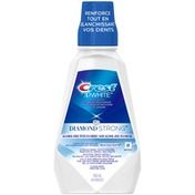 Crest 3D White Luxe Diamond Strong Anticavity Fluoride Rinse Clean Mint Mouthwash