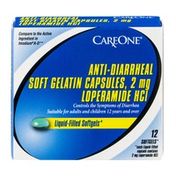 CareOne Anti-Diarrheal Soft Gelatin Capsules - 12 CT