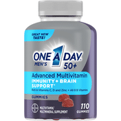 One A Day Multivitamin, Advanced, Men's 50+, Gummies