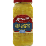 Mezzetta Banana Pepper Rings, Fresh Pack, Mild
