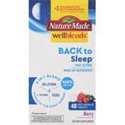 Nature Made Back to Sleep, Tablets, Berry