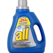 all Laundry Detergent, High Efficiency, 2X Ultra, with Stainlifters