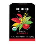 Choice Organics Rooibos Herbal Tea Bags, Sweet & Earthy