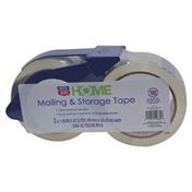 Rite Aid Home Mailing & Storage 2.6 mil Packaging Tape 2 Pack, 95 yards with Dispenser