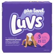 Luvs Ultra Leakguards Diapers, Size 5 (Over 27 lb)