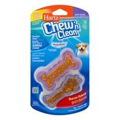 Hartz Chew'n Clean Toy + Treat For Dogs Bacon Extra Small - 2 CT