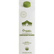 New Barn Almondmilk, Organic, Unsweetened