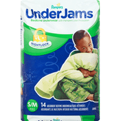Pampers Underjams Bedtime Underwear Boys Size S/M