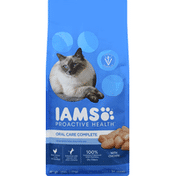 IAMS Cat Nutrition, Premium, Oral Care Complete, with Chicken