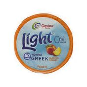 Gevina  0% Non Fat Peach Yogurt