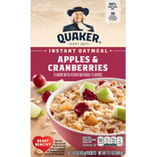 Quaker Apple & Cranberries Instant Oatmeal