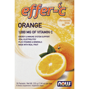 Now Drink Mix, Effervescent, Orange