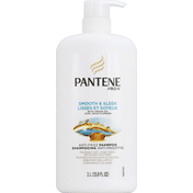 Pantene ProV Smooth and Sleek Shampoo with Pump, Smoothing Shampoo  Female Hair Care